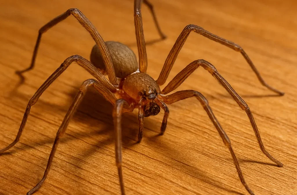 Cuidado! A picada da aranha-marrom pode ser fatal